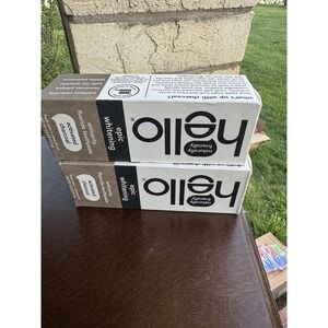 2 pack - hello epic whitening - activated charcoal - fresh mint/coconut oil